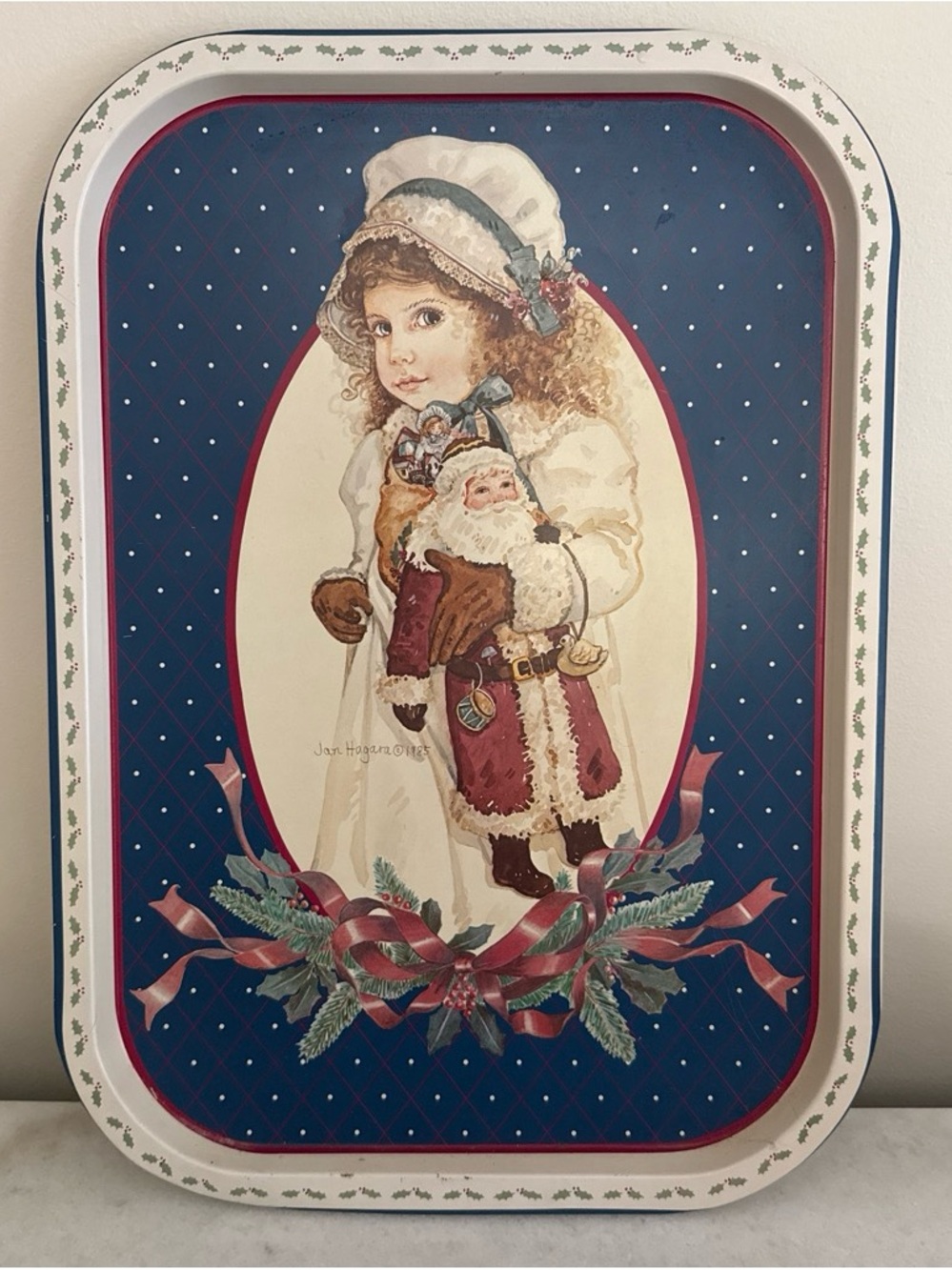 Jan Hagara Nikki collectible metal tray